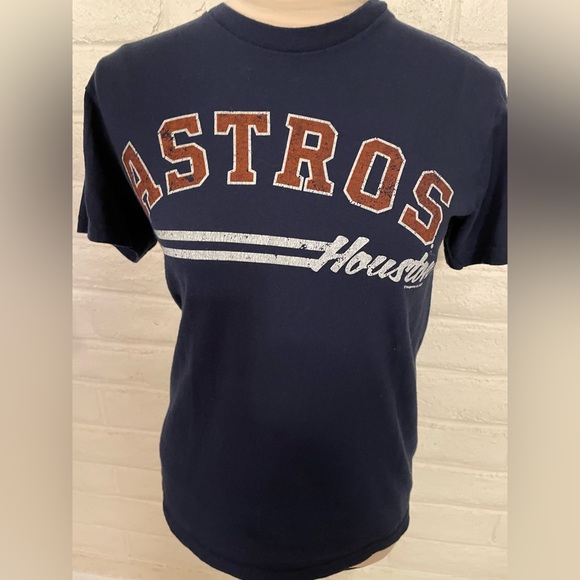 Navy Houston Astros Short Sleeve T-shirt, sz S - Picture 1 of 5